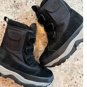 L.L. Bean Black Snow Boots 4